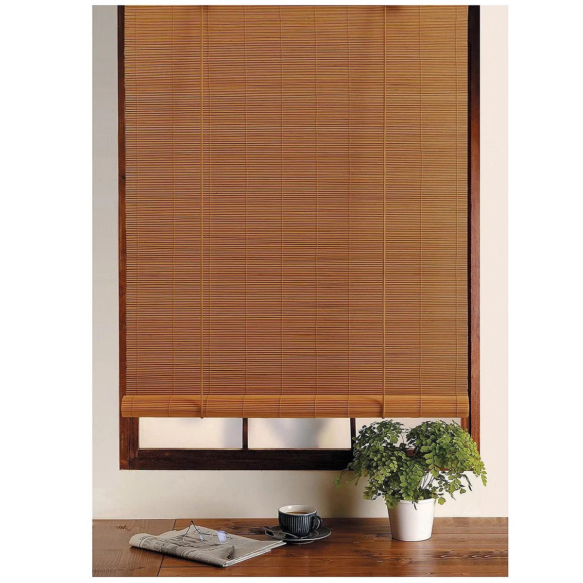 JUST HOME COLLECTION - Persiana Bambú 160x165cm Café