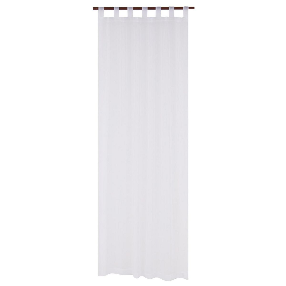 JUST HOME COLLECTION - Cortina de Velo Presillas 145x220cm Blanco
