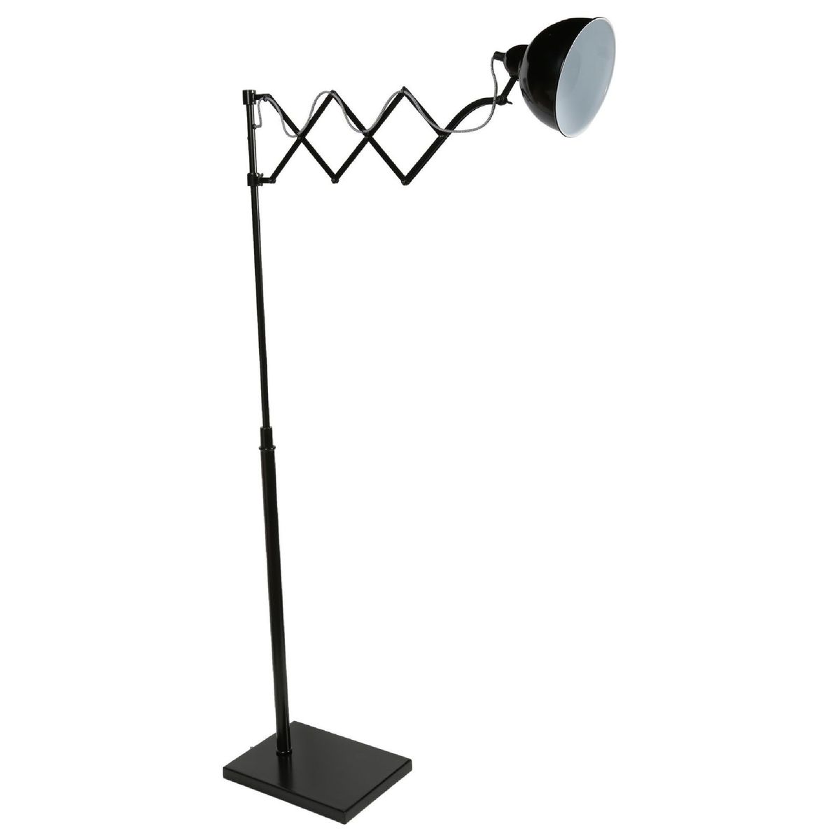 JUST HOME COLLECTION - Lámpara de Pie Joseph Negro 1 Luz E14