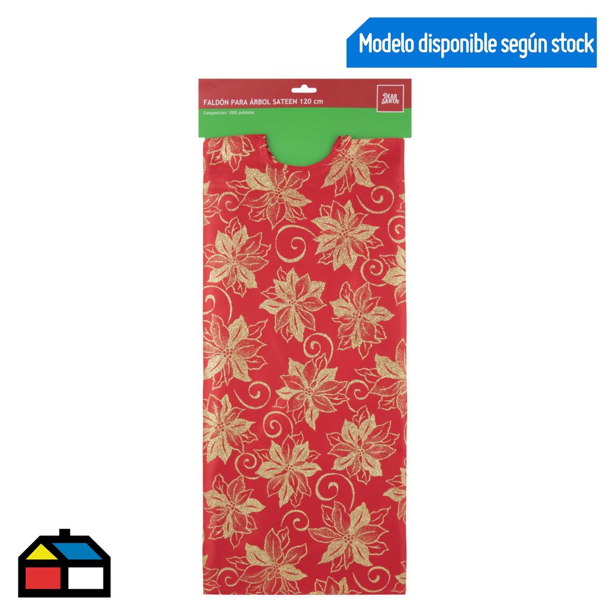 DEAR SANTA - Faldón para Árbol de Navidad Sateen