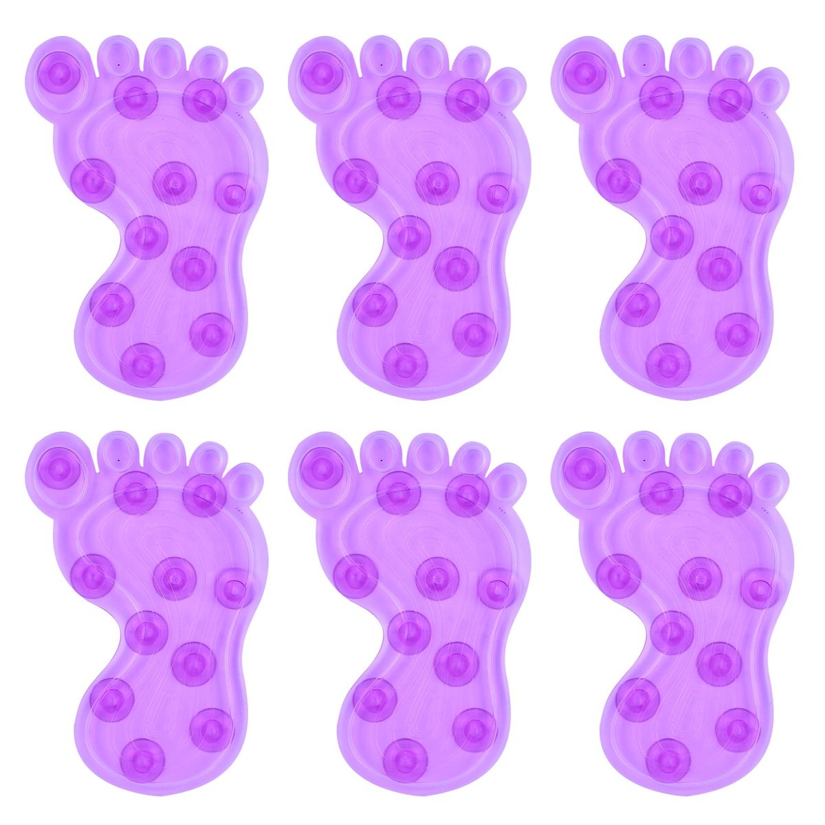 CASA BONITA - Set Antideslizantes Pie x 6 Unidades