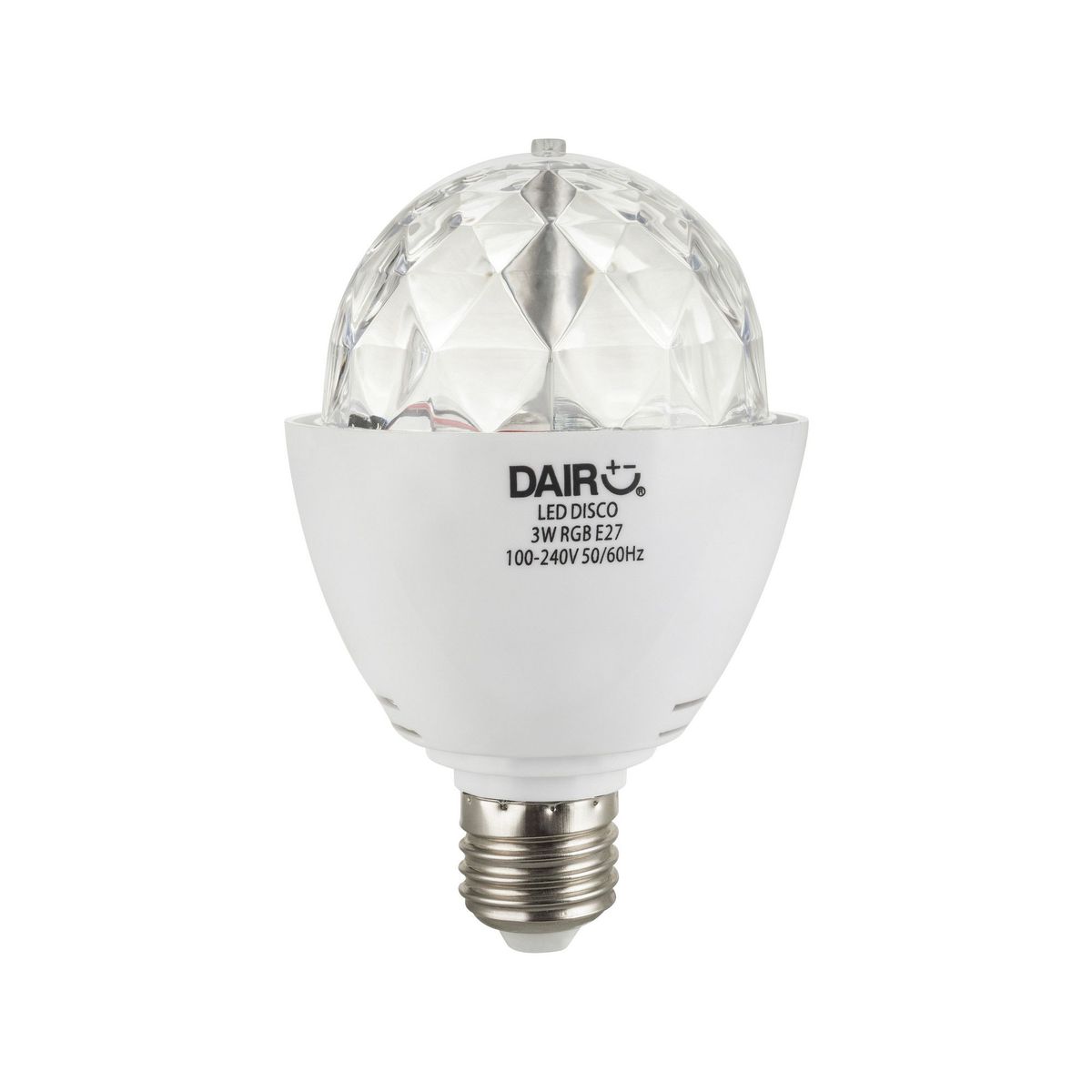 DAIRU - Foco LED Disco Bulb RGB E27 3 W Luz Multicolor