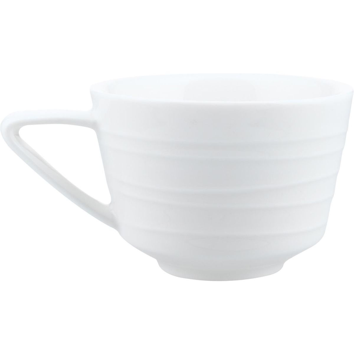 JUST HOME COLLECTION - Taza 70 ml Ring Porcelana Blanco