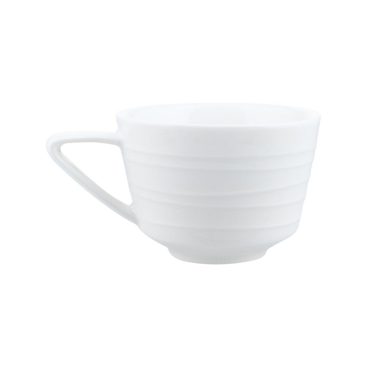 JUST HOME COLLECTION - Taza 70 ml Ring Porcelana Blanco