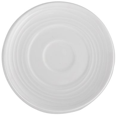 Plato para taza Ring Blanco 12cm