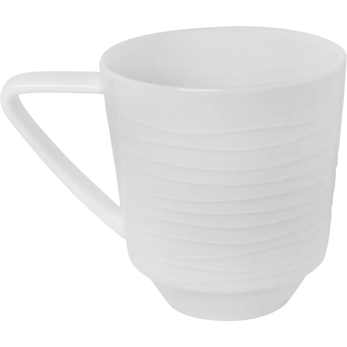 JUST HOME COLLECTION - Mug 12 cm Ring 350 ml Porcelana Blanco