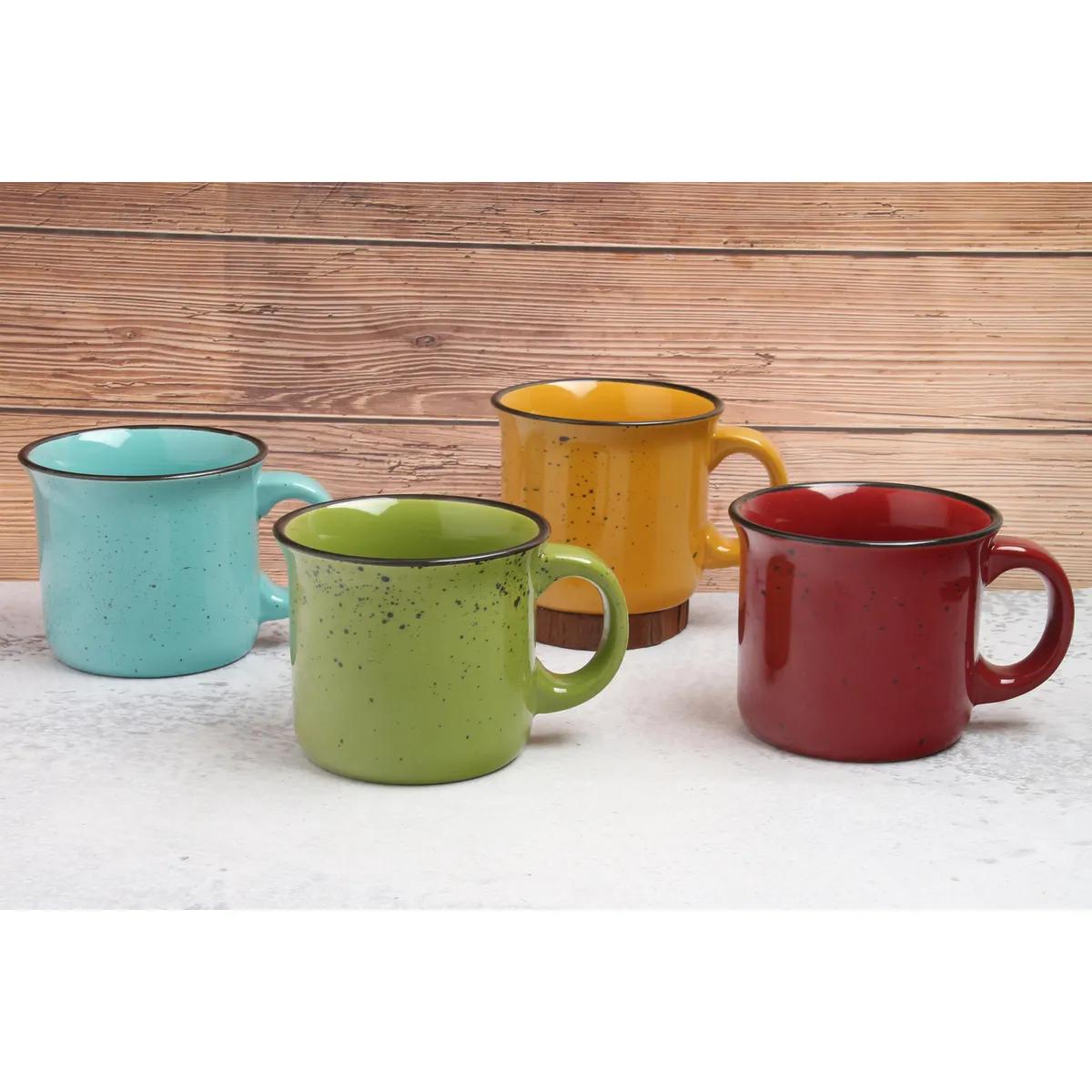 JUST HOME COLLECTION - Mug Ceramica 6oz Colores Surtidos