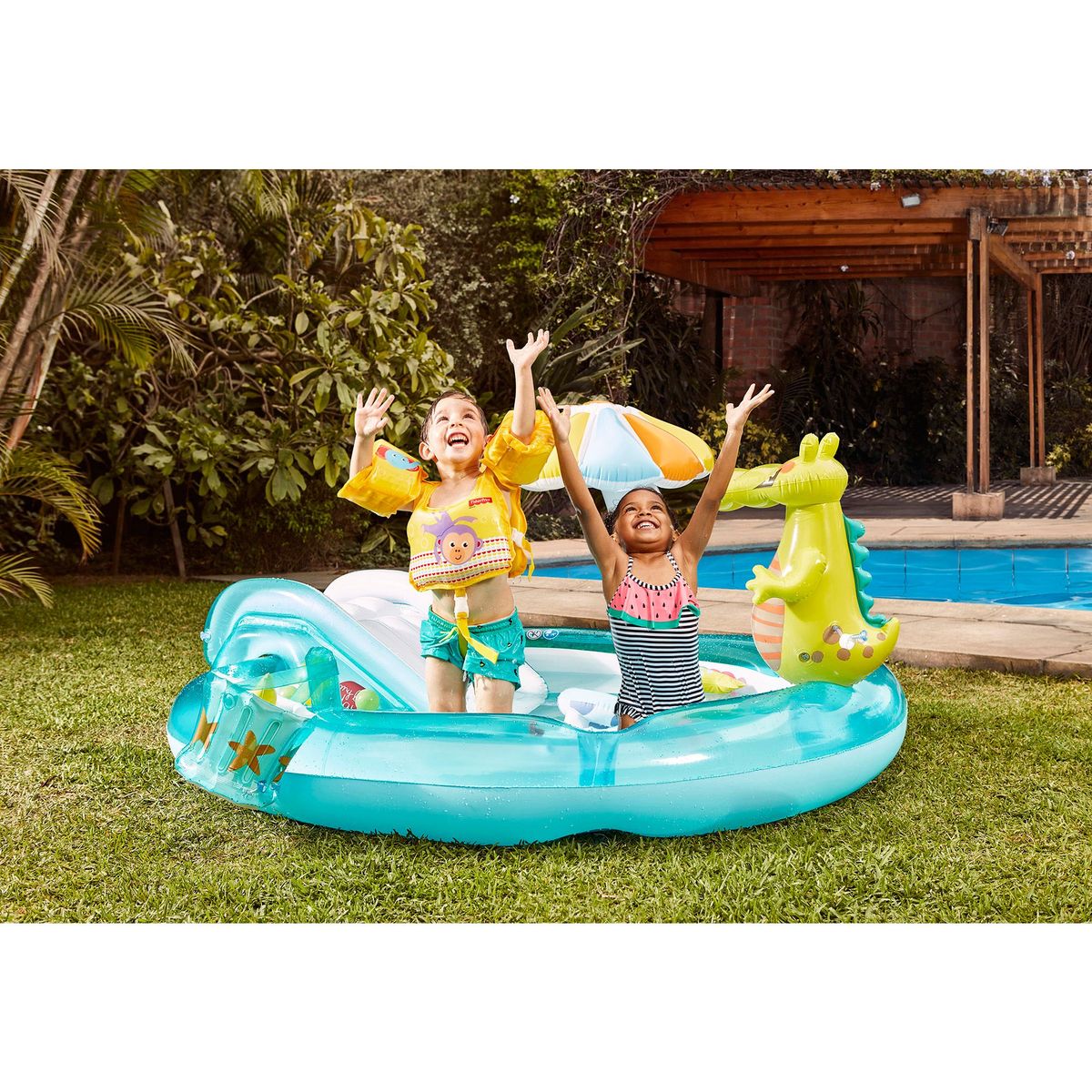 INTEX - Centro de JuegosPiscina Cocodrilo Bebé