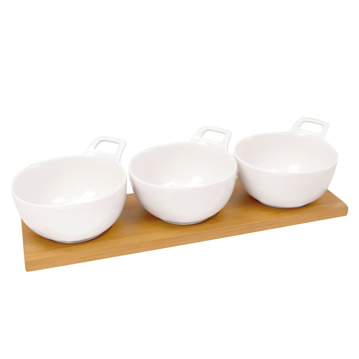 JUST HOME COLLECTION - Set de 3 fuentes en base de bambú