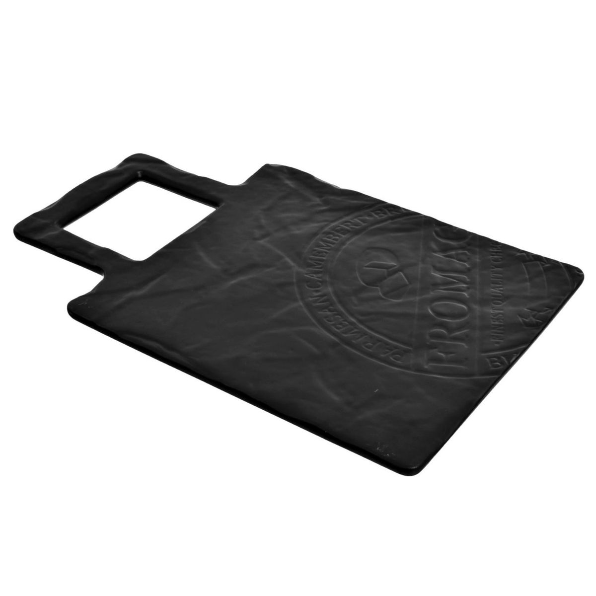 JUST HOME COLLECTION - Tabla para Piqueo de Porcelana Negro