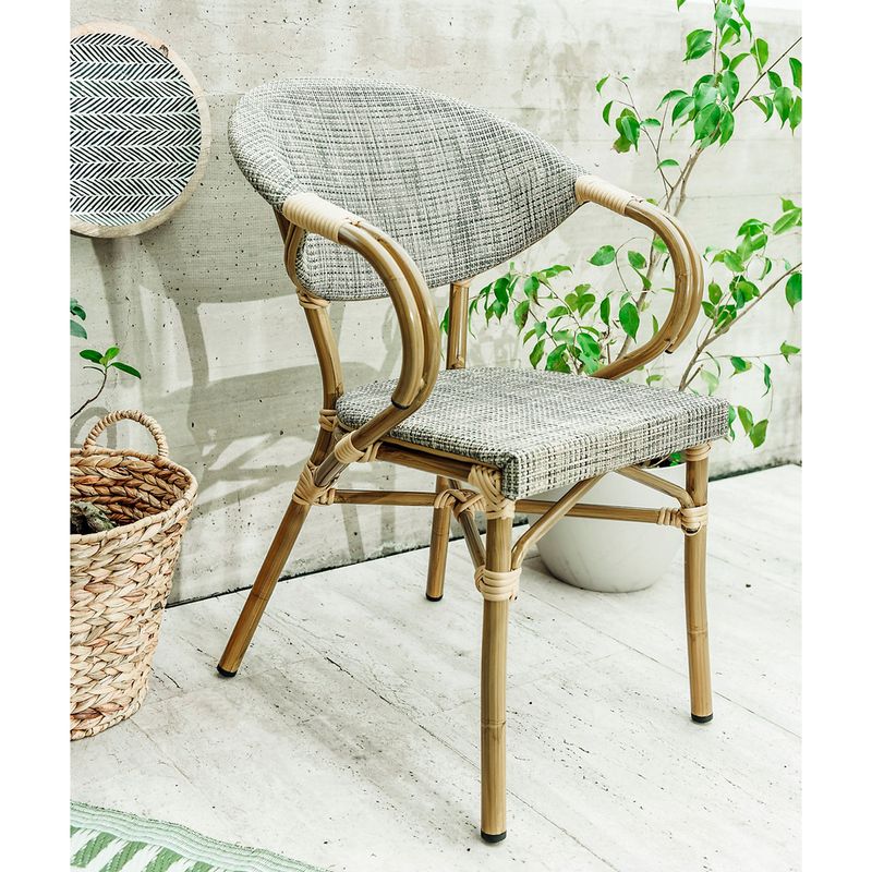 JUST HOME COLLECTION - Silla de Terraza Milano Apilable