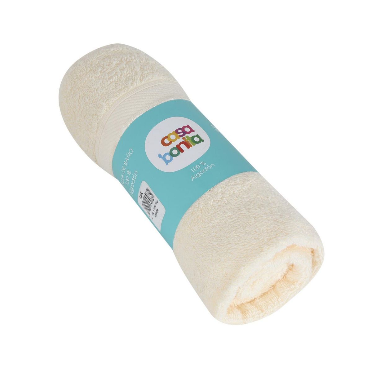 CASA BONITA - Setx2 Toallas de Baño Mano y de Pelo de Algodón Champagne