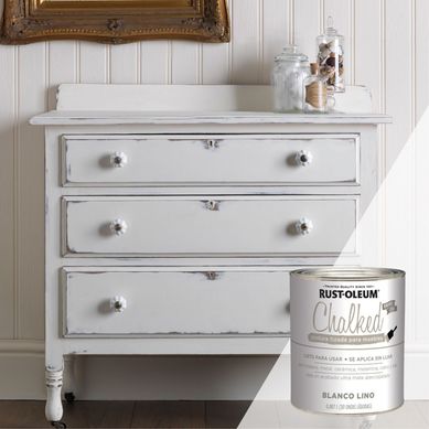 Pintura Tizada ultra mate, Chalked Brochable Blanco Lino 0,887L