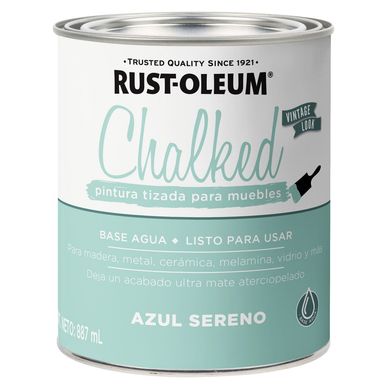 Pintura Tizada Ultra Mate Chalked Brochable Azul Sereno 0,887L