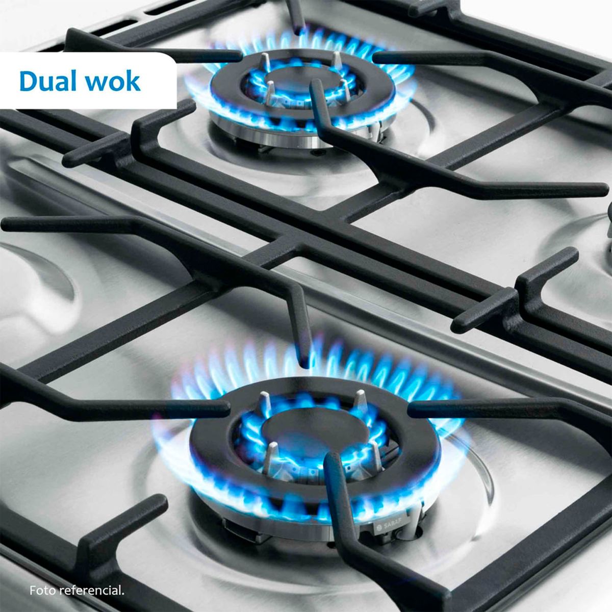 COLDEX - Cocina Coldex a Gas 4 Hornillas CX 681 Inox