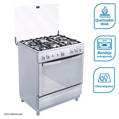 Cocina Coldex a Gas 5 Hornillas CX721 Inox