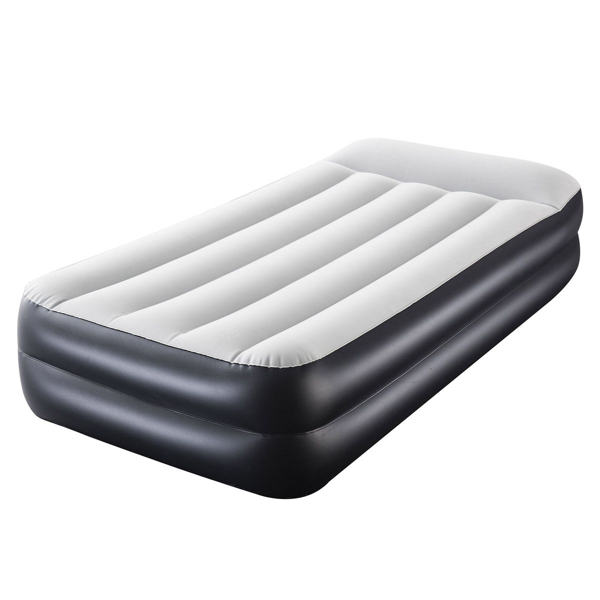 KLIMBER - Colchón Inflable Eléctrico 1 Plaza Klimber Gris