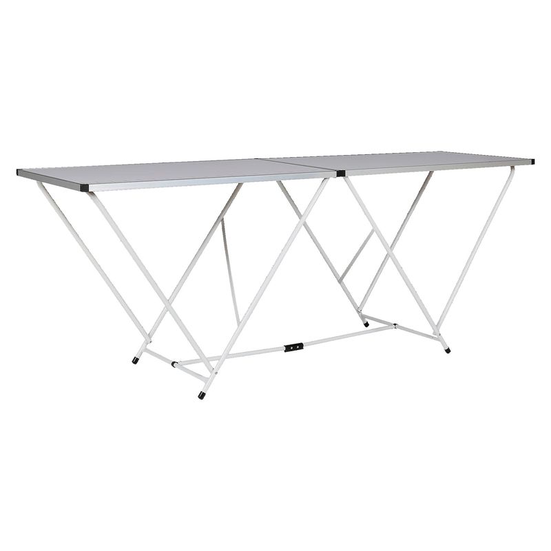 KLIMBER - Mesa plegable 198 x 60 cm Blanco