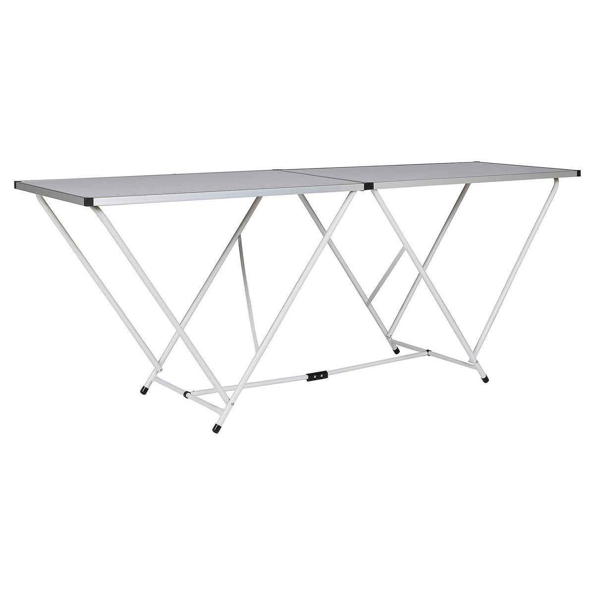 KLIMBER - Mesa plegable 198 x 60 cm Blanco