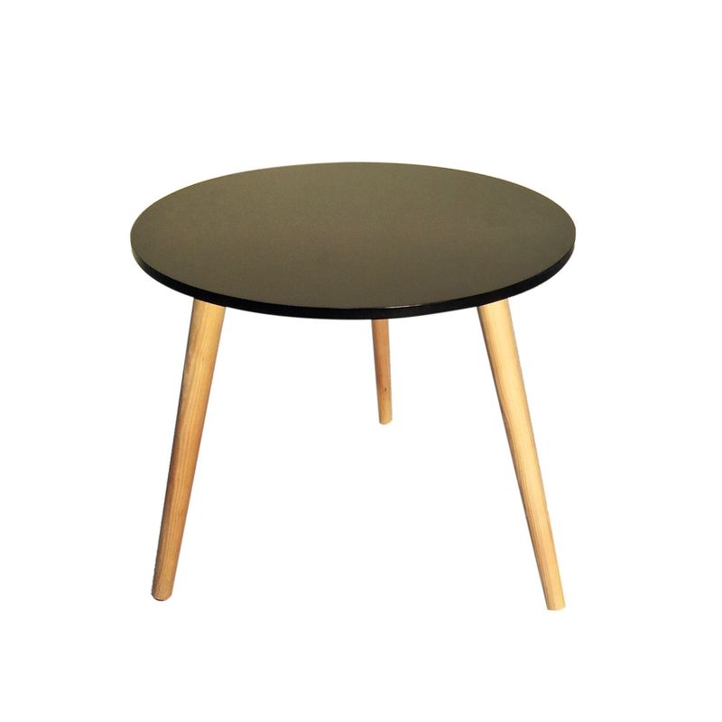 JUST HOME COLLECTION - Mesa Auxiliar de centro Negro