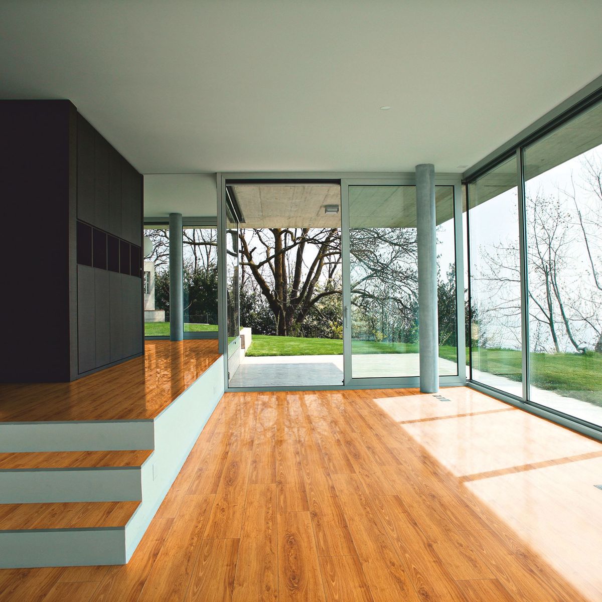 HOLZTEK - Piso Laminado Roble Claro 8mm rendimiento: 1.573m2