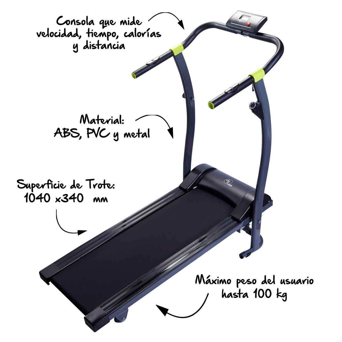 DO IT - Trotadora Mecánica 1.20x0.60m