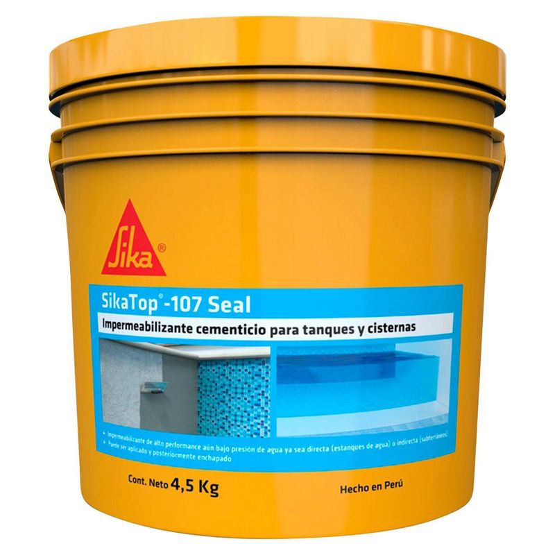 SIKA - Revestimiento Impermeable para Tanques Sikatop-107 Seal Blanco x 4,5kg