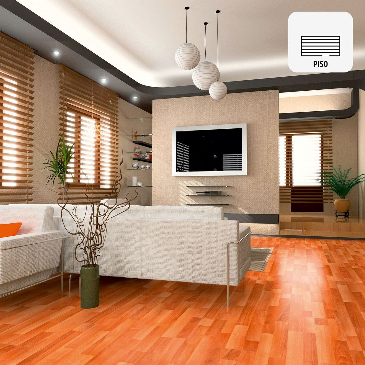 KARSON - Piso Laminado Nogal 6mm