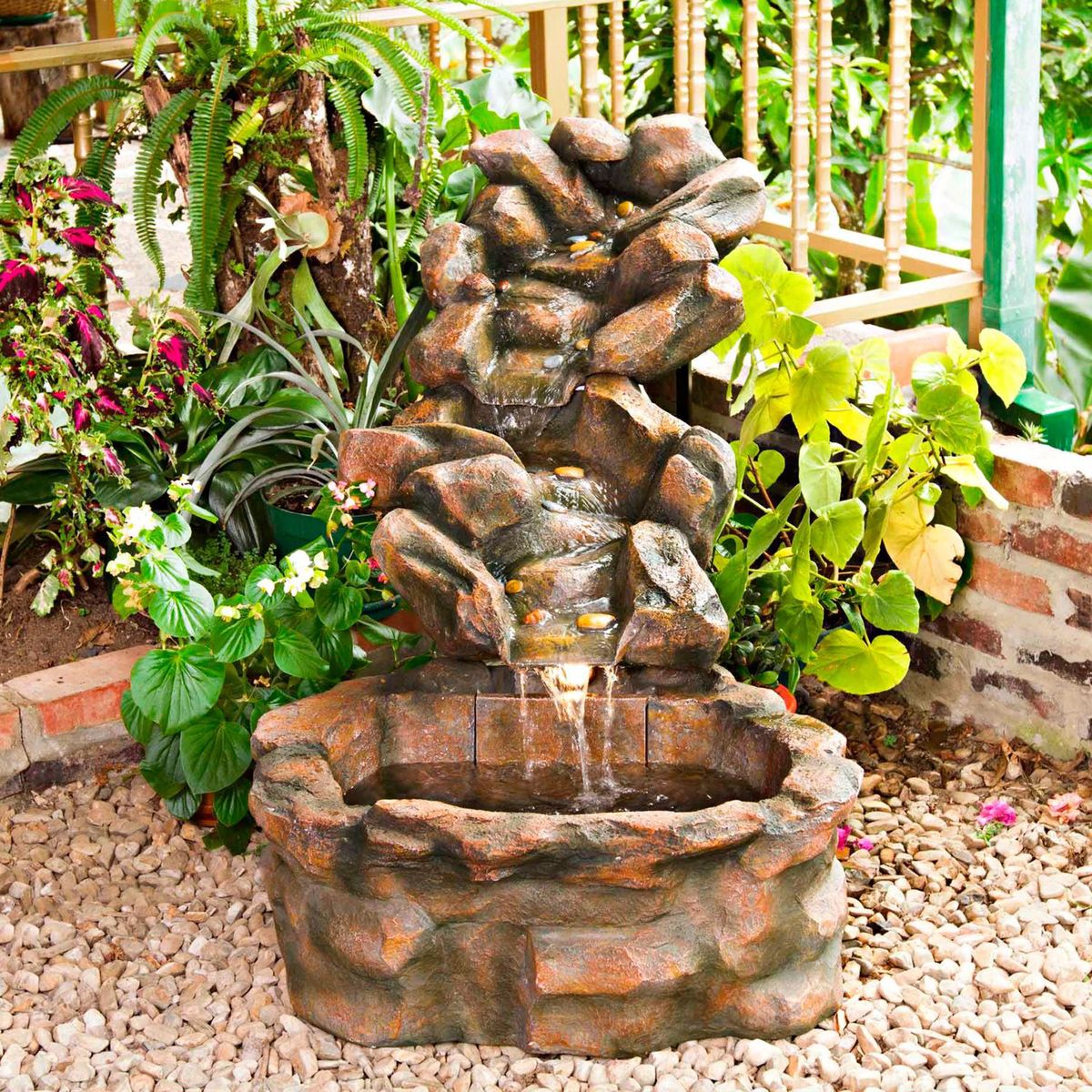 JUST HOME COLLECTION - Fuente de Agua Murcia Poliresina 134.5x88.5x76.5cm