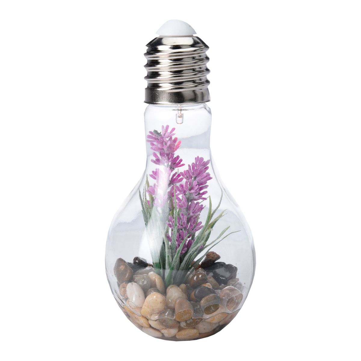 KOOPMAN - Planta Dentro de Bombilla Surtido LED 19cm