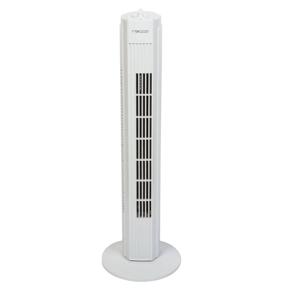 RECCO - Ventilador De Torre 32" Plástico 3 Velocidades 45W Recco Blaco