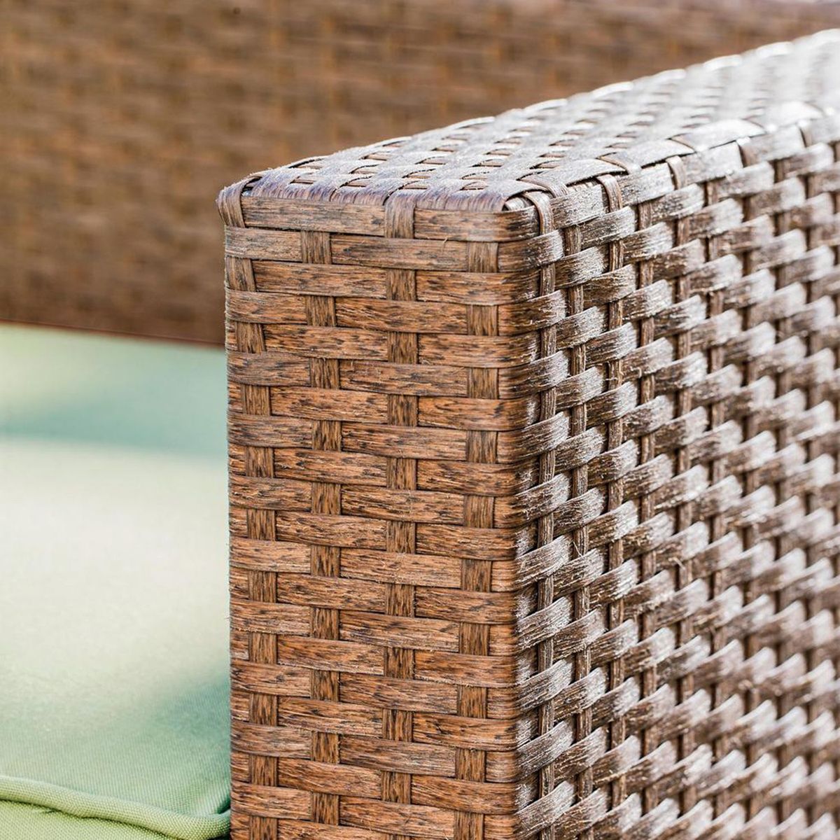 JUST HOME COLLECTION - Juego Living de terraza Saigon 6 personas Verde