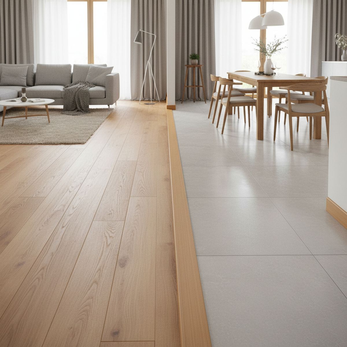 DEMARCK - Perfil L Oak Trilogy Natural 42x9.5x2.40MT