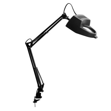 L�mpara de Escritorio con Lupa Escualizable Negro 40 W 30x72 cm