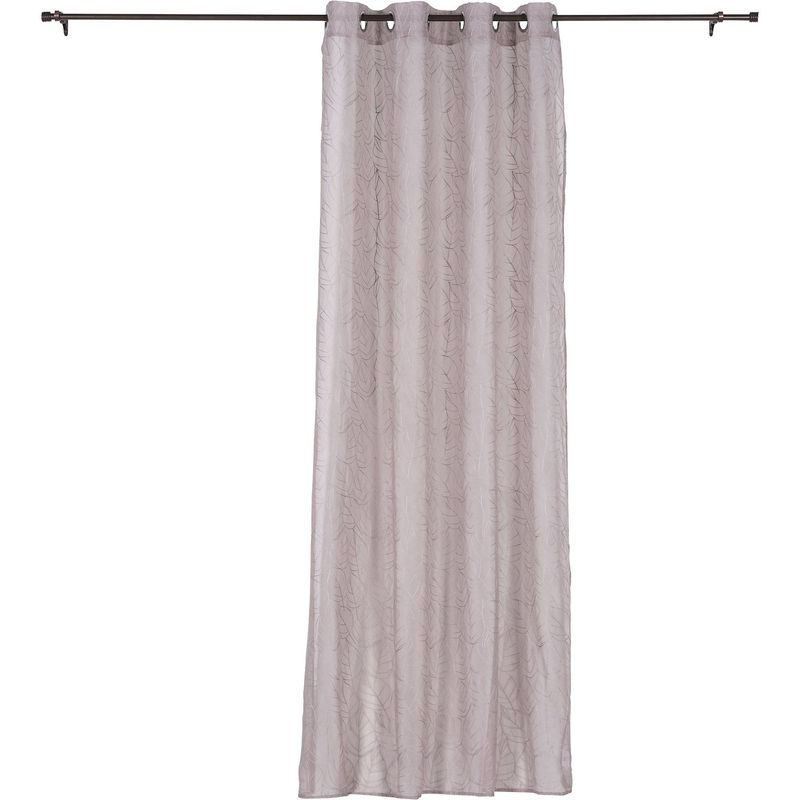 JUST HOME COLLECTION - Cortina de Velo Hojas 140x220cm Taupe
