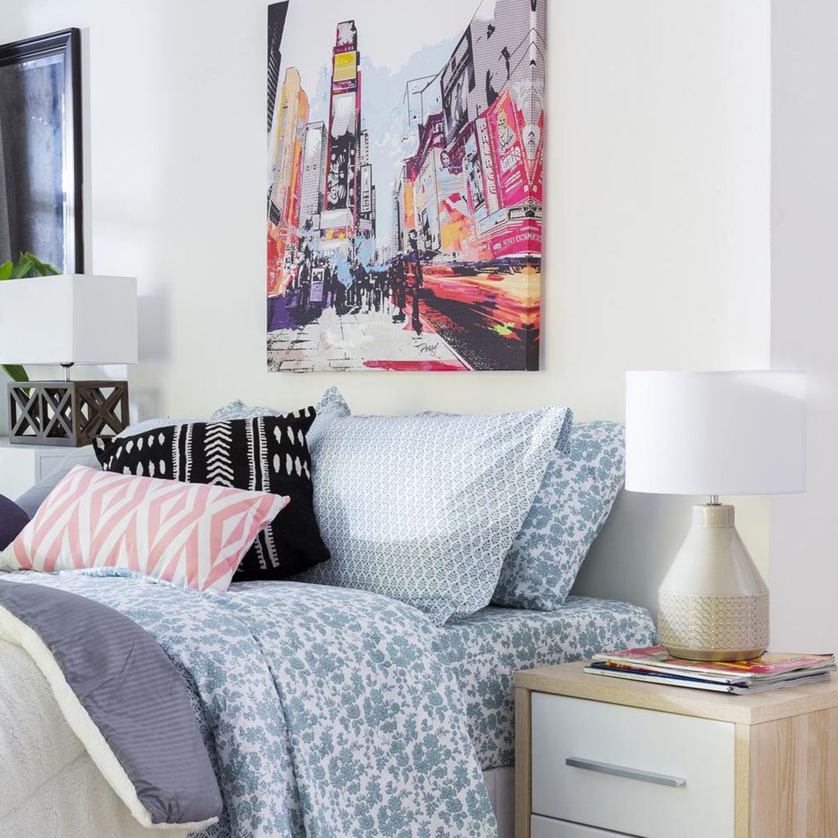 JUST HOME COLLECTION - Cuadro Pr Canvas Ciudad 80X80