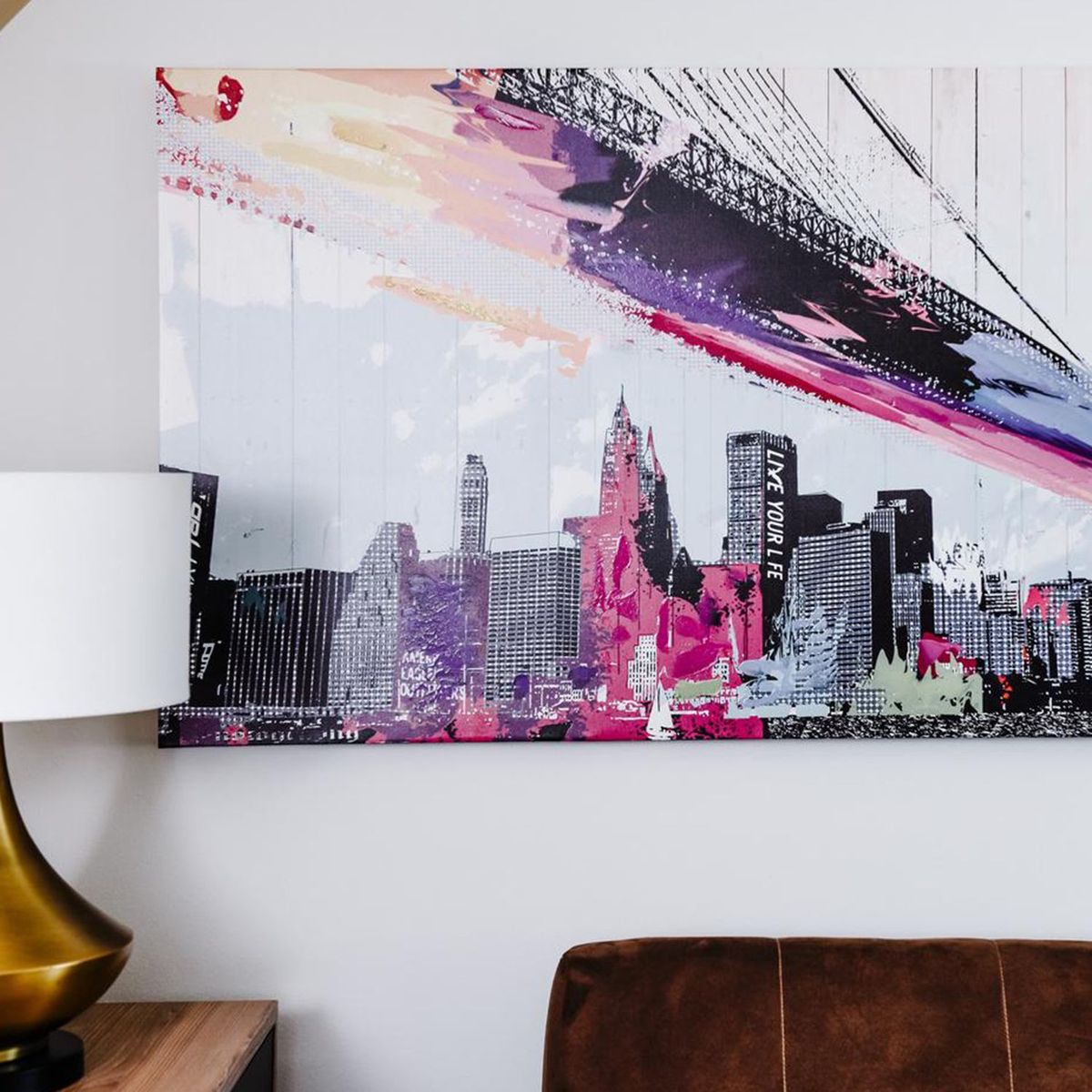 JUST HOME COLLECTION - Cuadro Canvas Bridge 70X140 CM