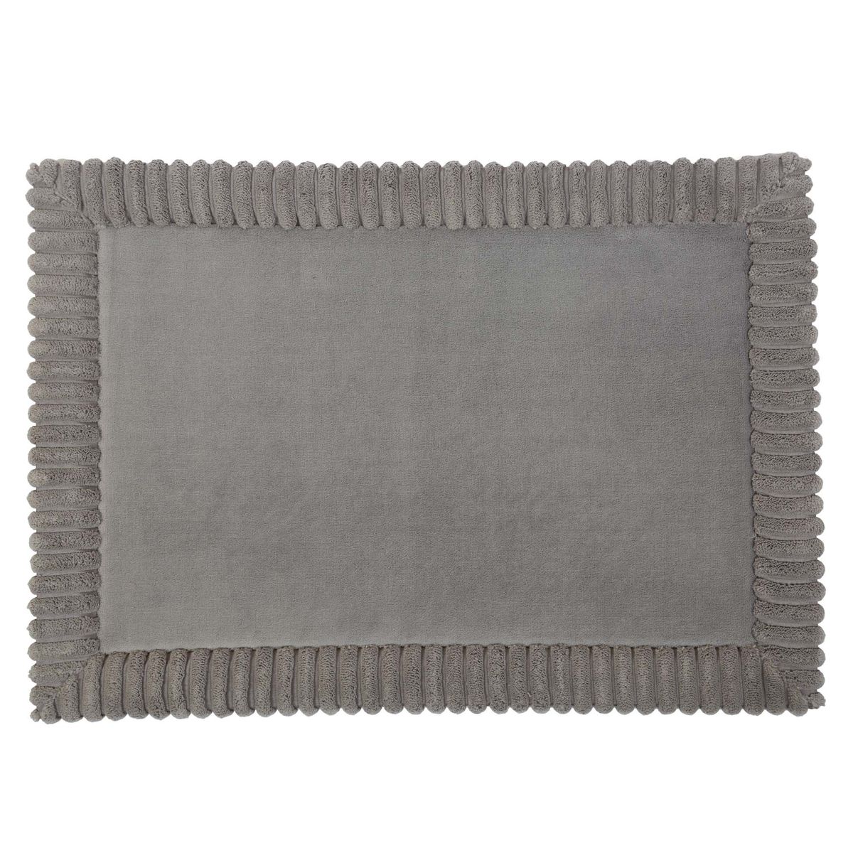 JUST HOME COLLECTION - Piso de baño Bordes Grafito 43x61cm