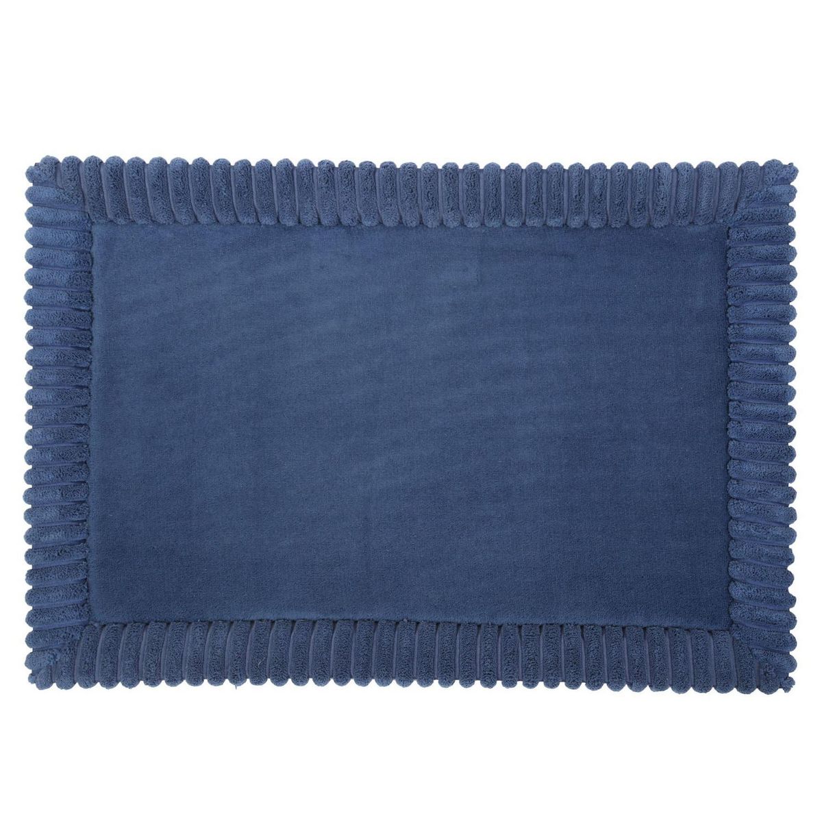 JUST HOME COLLECTION - Piso de Baño Bordes Azul 43x61cm