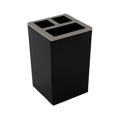 Portacepillo Clarity Black