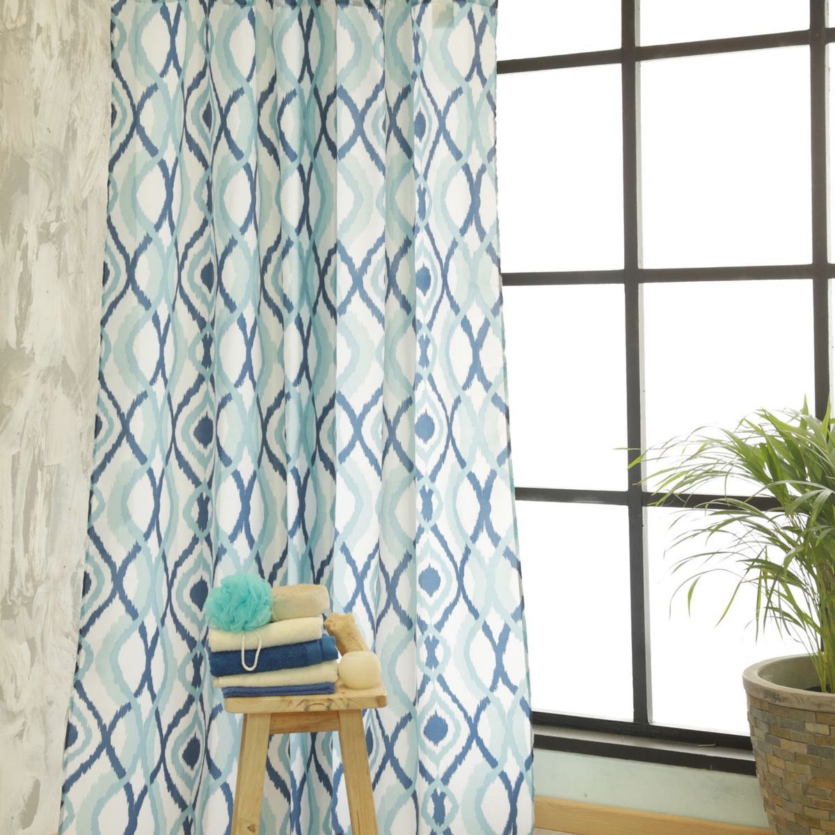 JUST HOME COLLECTION - Cortina de Baño Safiro 180x180cm