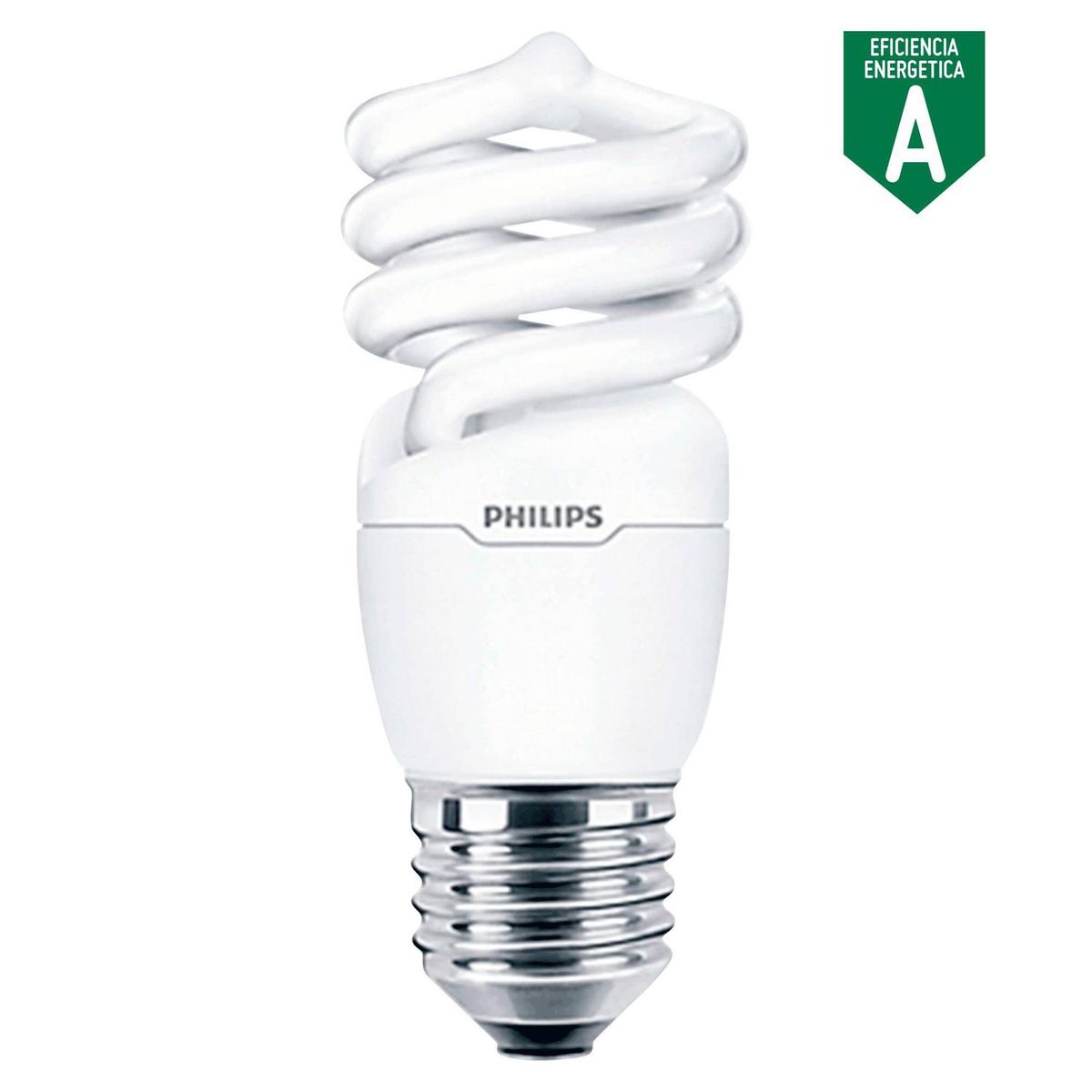 PHILIPS - Foco Ahorrador Mini Espiral E27 15W Luz Amarilla