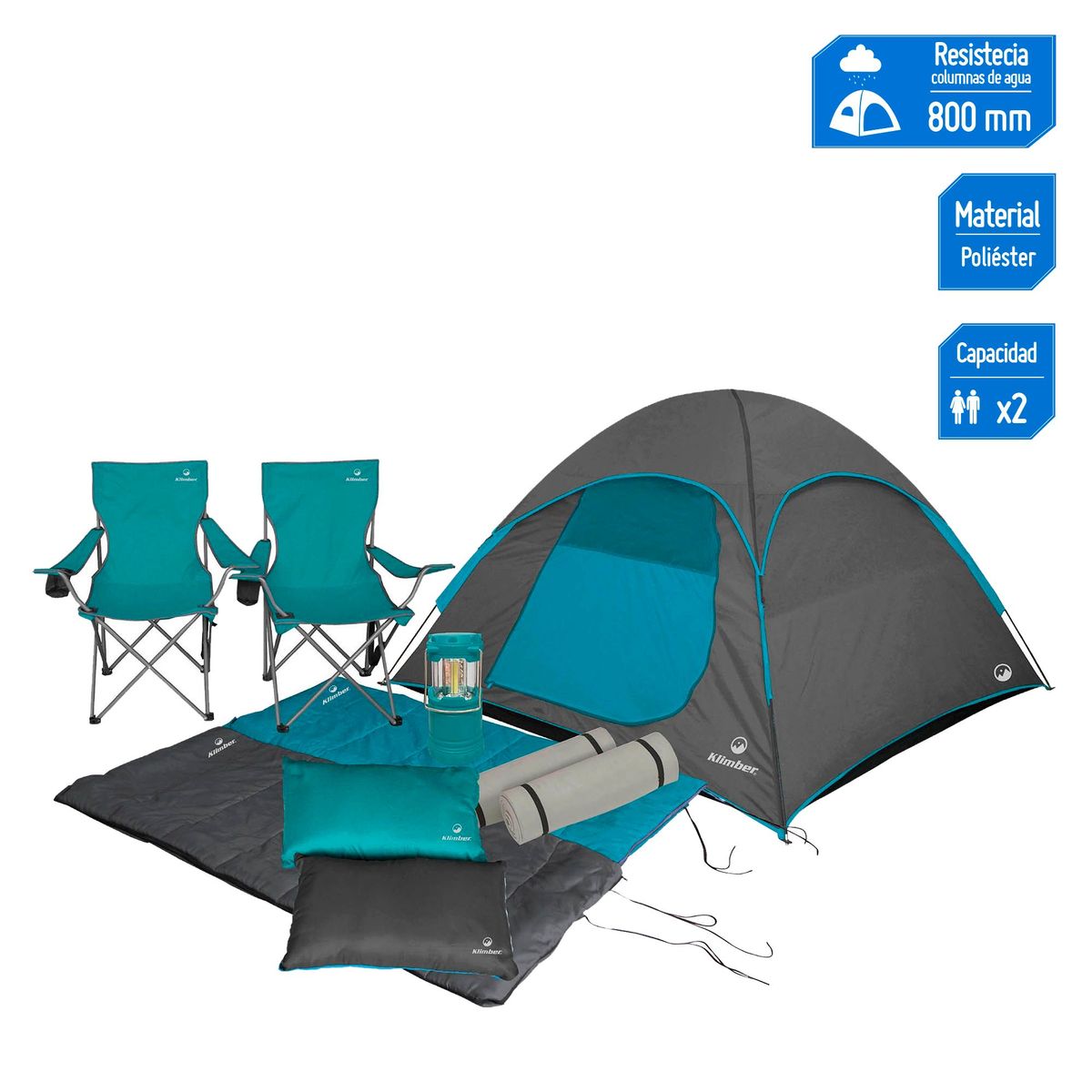 KLIMBER - Kit Camping 2 Personas Klimber