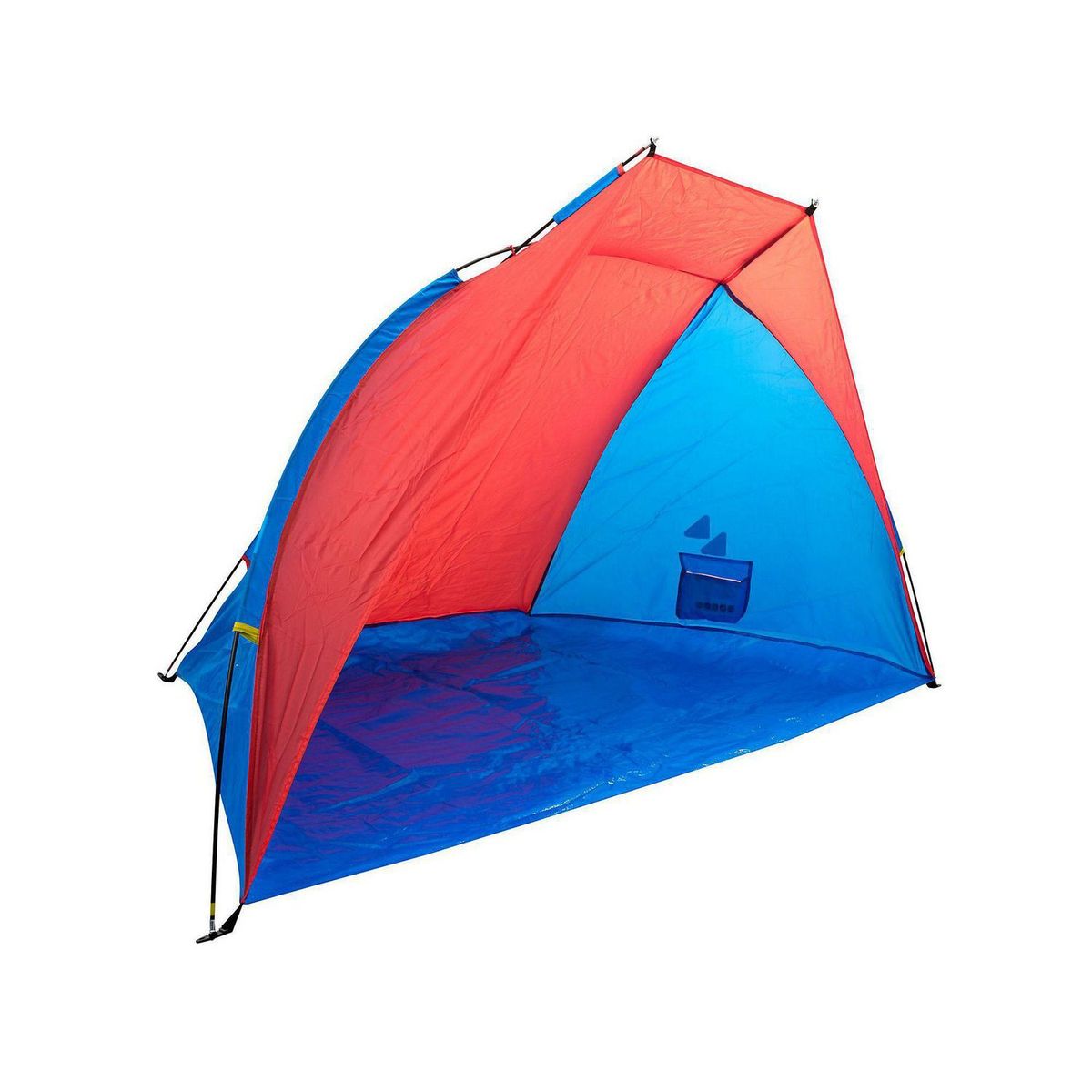 KLIMBER - Carpa Para 1 Personas Modelo Paraviento Color Azul / Rojo
