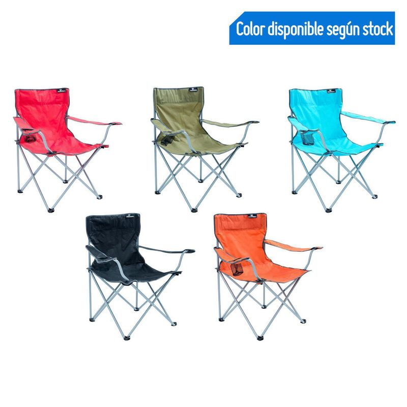 KLIMBER - Silla de Camping con Apoya Brazos
