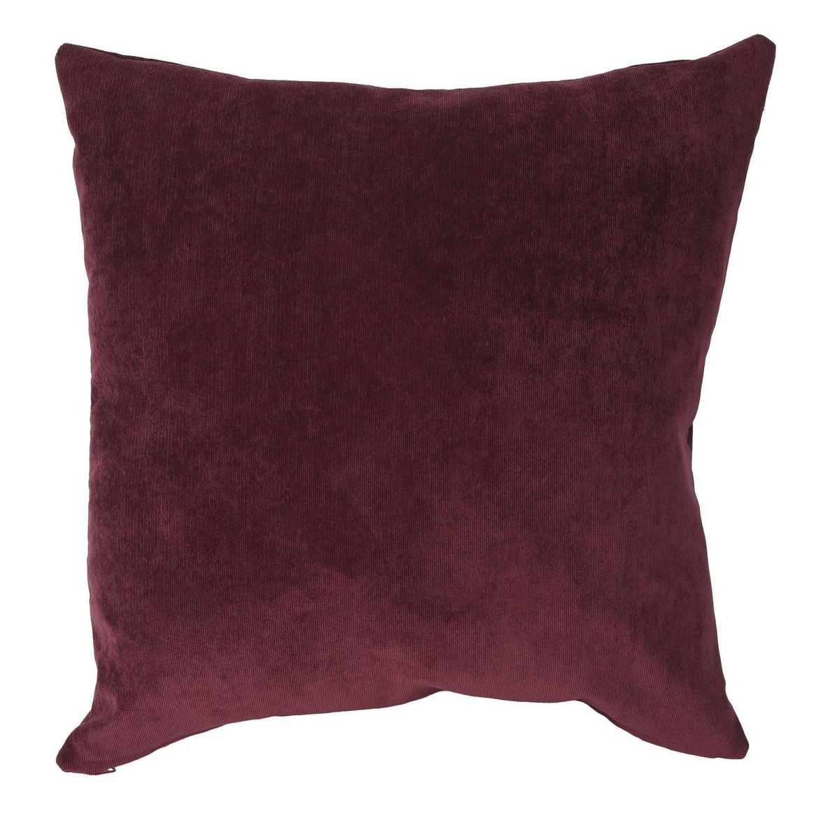 JUST HOME COLLECTION - Cojín Corduroy Granate 45x45cm