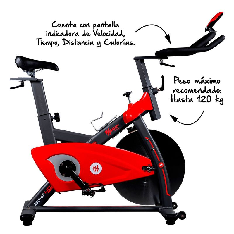 MUVO BY OXFORD - Máquina de Spinning Beat 40