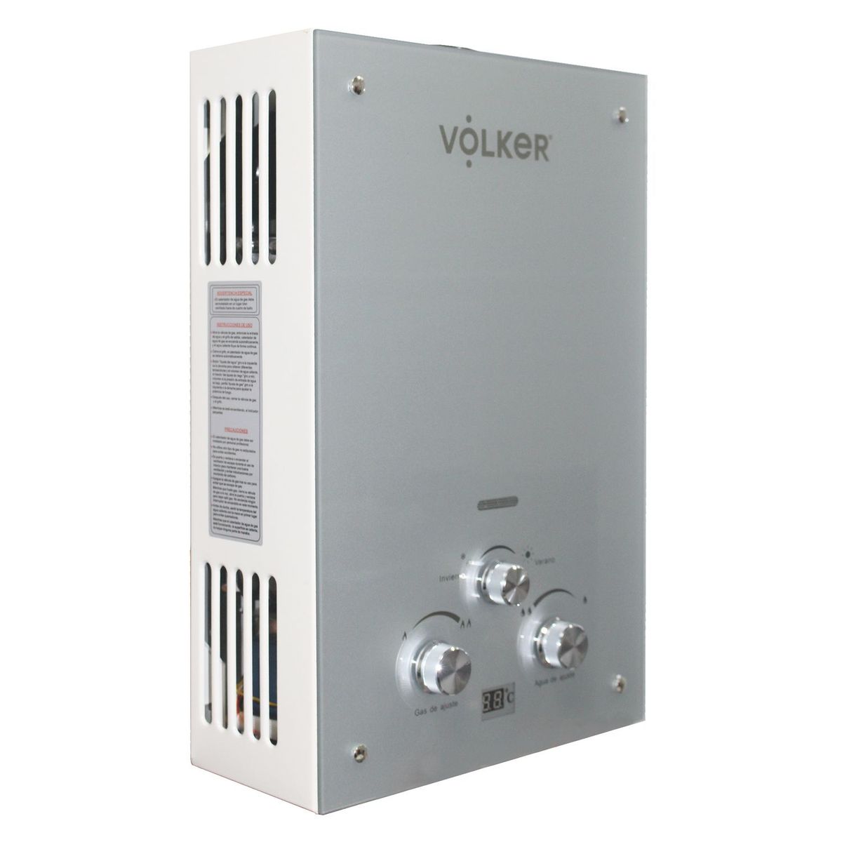 VOLKER - Terma a Gas Calorex GLP 6 litros Tiro Natural