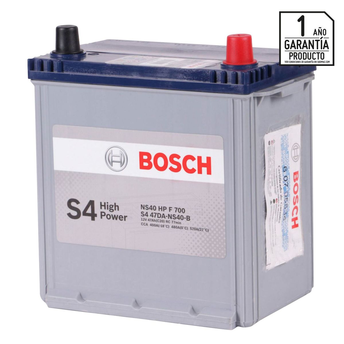 BOSCH - Batería para Auto Bosch 11 Placas NS40