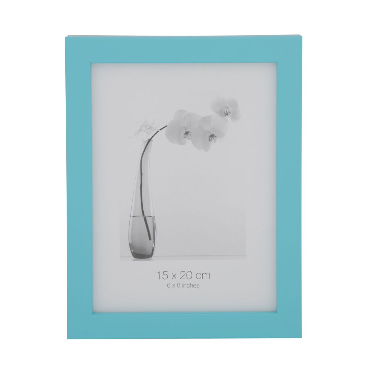 JUST HOME COLLECTION - Marco de foto 17.8x22.8cm celeste